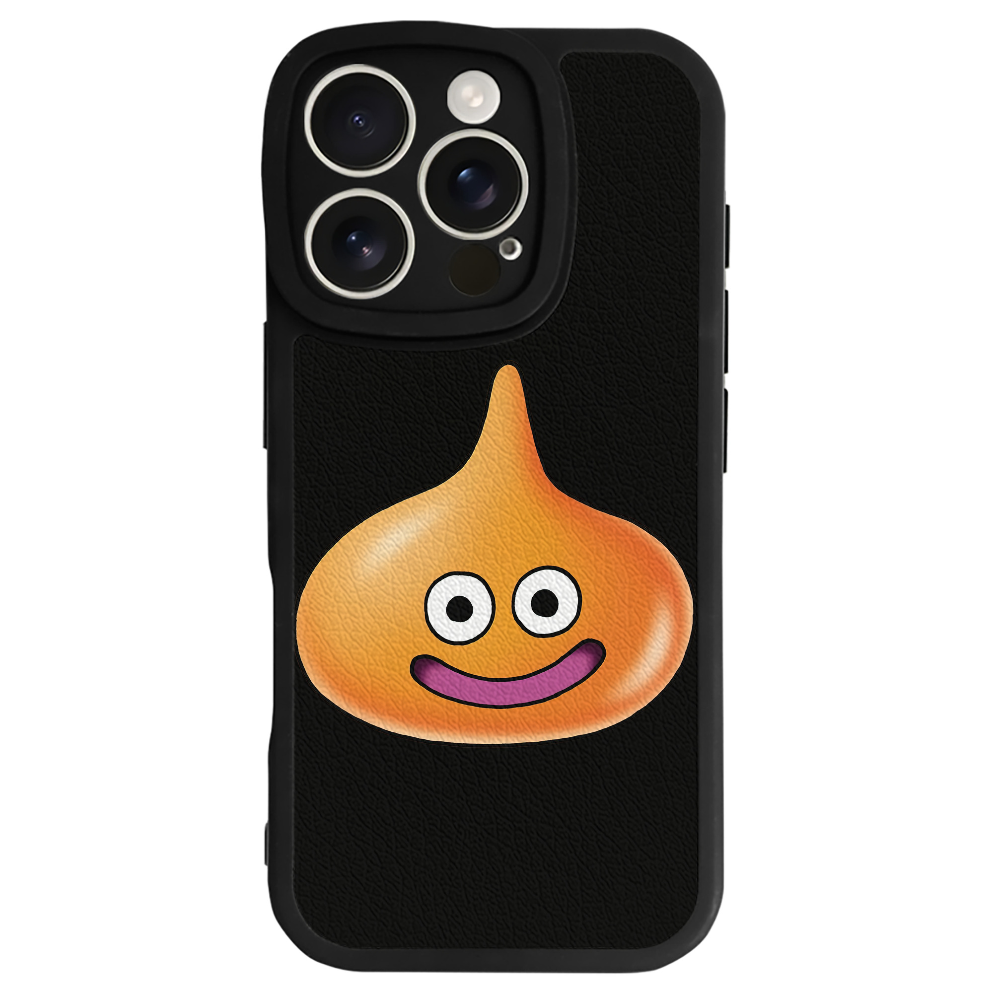 （画像用） ドラゴンクエスト Doragon Kuesuto Dragon Quest 【iPhone 16シリーズ対応】シリコンスマホケース（レザー調） 材質：シリコン